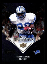2008 Upper Deck Icons NFL Legends /999 Barry Sanders #LEG1 HOF