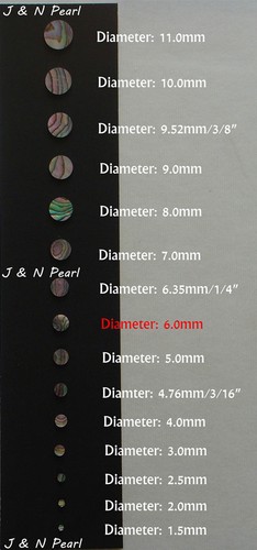 100+5pcs Free 6mm Green Abalone Dots,Colorful and/or Shiny Front, A Grade - Picture 2 of 2