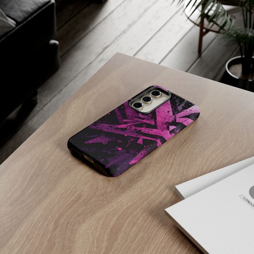 Purple Punk Jagged Abstract Phone Case for iPhone, Samsung Galaxy, Pixel - 第 194/240 張圖片