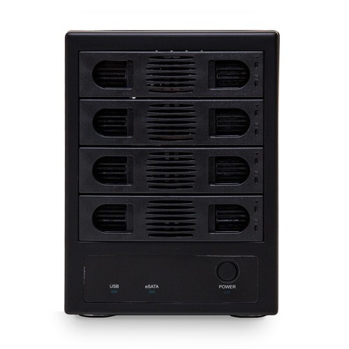 4 Bay 3.5” SATA III HDD Non-RAID Enclosure – Supports USB 3.0 & eSATA - Picture 3 of 6