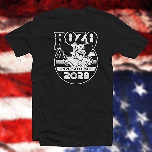 BOZO for President 2028 COTTON T-SHIRT parody satire democracy vote politics - Bild 12 von 16
