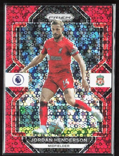 2022-23 Panini Prizm Premier League EPL Jordan Henderson Red Breakaway 49/49