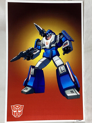 G1 Transformers Autobot Mirage Poster 11x17 Picture Grid Box Art FREESHIP