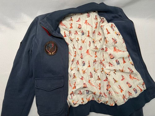 Chaqueta para mujer Top Gun azul talla XS con parches - Imagen 4 de 21