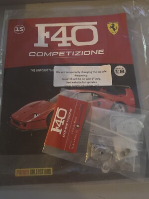 Ferrari F40 Competizione Modèle 1:8 Par Panini - Numéro 16, Neuve (2021)