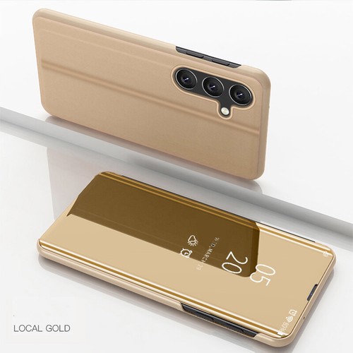 Etui pour Samsung S25 S24 S23 Ultra S22 A55 A56 A06 ShockProof Mirror Flip Cover - Photo 14 sur 17