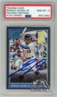 Ronald Acuna Jr 2018 Donruss Optic RC Auto #63 - PSA/DNA 10