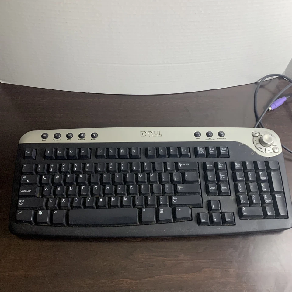 Dell PS2 Multimedia Keyboard Black & Silver RT7D30 2R400 - Image 2 of 4