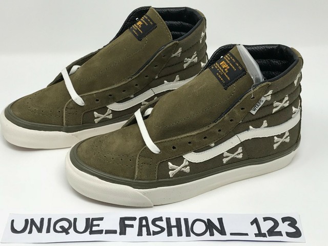 vans wtaps sk8 hi olive