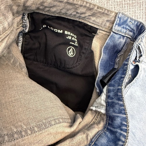 Volcom Vorta Slim Straight Denim Jeans Light Wash Size 32x30 - Picture 12 of 14