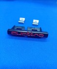 Logo QuattroCalandre A4 A5 A6 autocollant calandre Emblème quattro noir Rouge