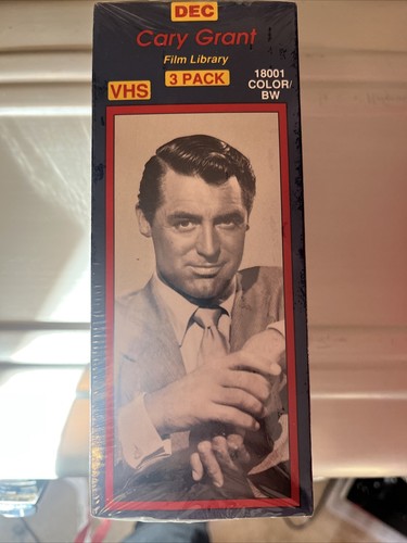 Cary Grant VHS, Charade, His Girl Friday, Penny Serenade Brand New Sealed 3 Pack - Picture 4 of 4