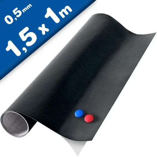 Magnettafel/Kreidetafel - Tafelfolie magnetisch selbstklebend 1,5x1m + 2 Kreide - Bild 3 von 4