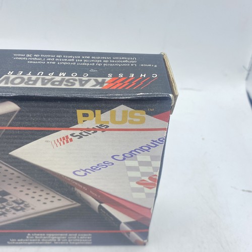 Vintage Kasparov Chess Computer Plus By SciSys 1987 Complete Game 8 Levels - Picture 4 of 20