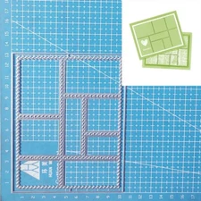 Frame Metal Cutting Dies Scrapbooking Album Paper Cards Crafts Embossing Stencil