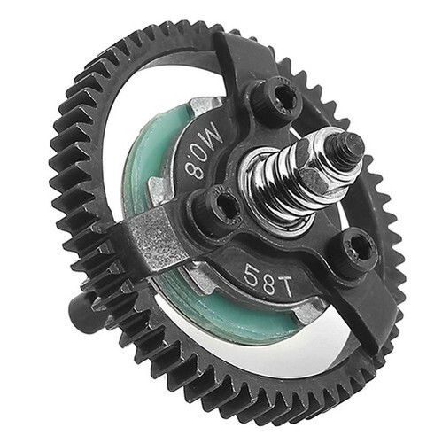 Zapatillas de acero Spur Gear M0.8 50-60T para TRAXXAS SLASH RUSLTER ESTAMPIDA - Imagen 6 de 13