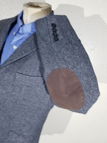 40R Ralph Lauren Fleck Karo Wolle Tweed Jagd Ellenbogen Blazer Jacke Sport Mantel  - Bild 1 von 8