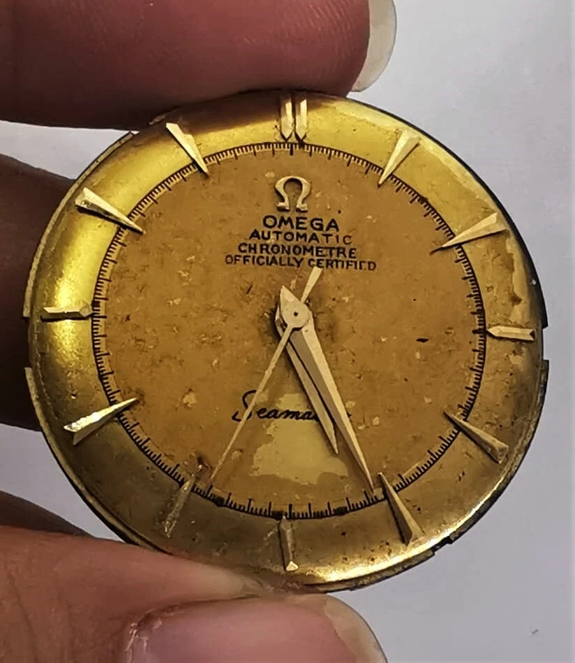 OMEGA SEAMASTER CHRONOMETER MOVEMENT SOLID GOLD DIAL 352 Ref