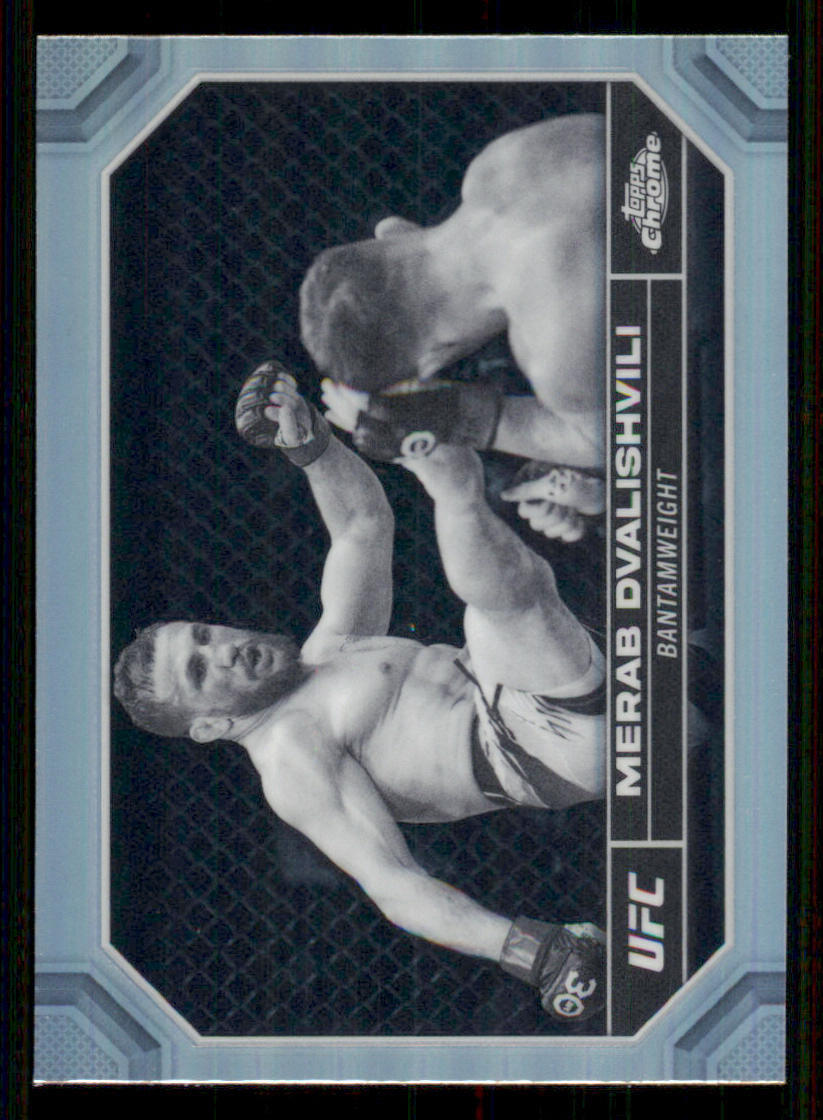 2024 Topps Chrome UFC Negative Refractors #135 Merab Dvalishvili