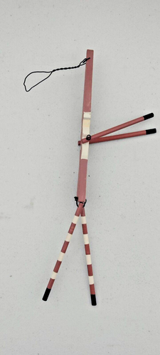 Vtg Wooden Santa Jointed Articulated Arms & Legs Hanging Christmas Ornament - Picture 5 of 5