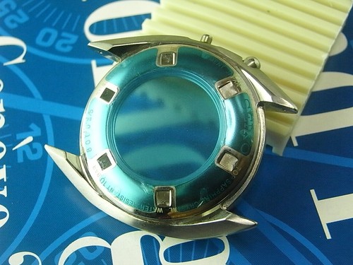 GENUINE NOS 37MM SEIKO REAL DIAMOND BEZEL 5M62-0BZ0 KINETIC MENS WATCH CASE - Picture 3 of 10