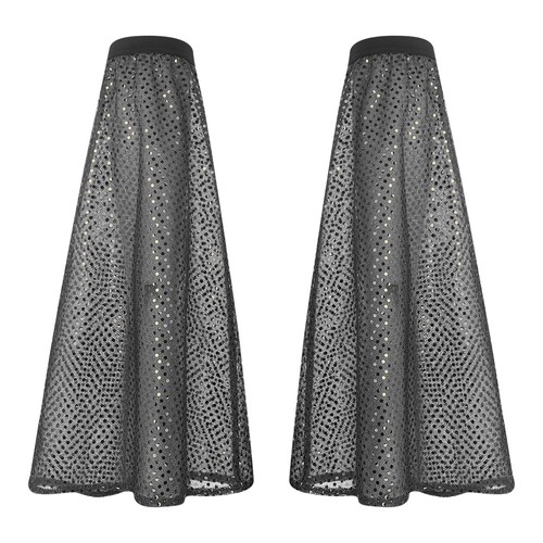 Adult Sleeves Decor Covers Props Leg Elastic Wide Halloween Sparkly Show Sequin - Picture 22 of 72