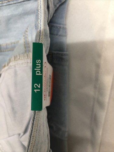 Wonder Nation Jeans 12 Plus Girls  Skinny Mid Rise Blue Stretch - Picture 15 of 17