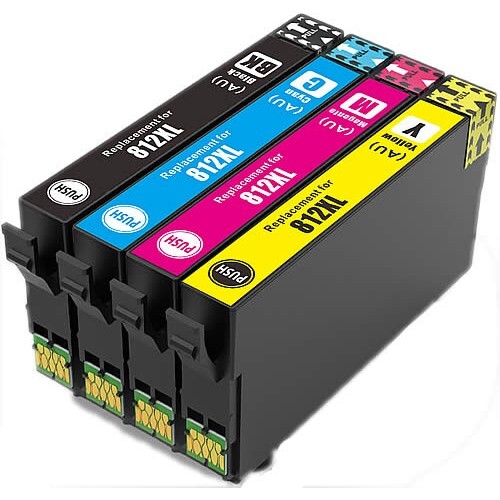 Non-OEM 812XL 812 XL Ink Cartridge For EPSON WF3820 WF3825 WF4830 WF4835 7840 - Picture 19 of 20