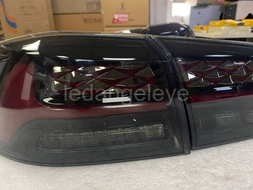 Smoke black LED rear lights Mitsubishi Lancer Exceed LED Taillights 2008-2013 YZ - Picture 14 of 14