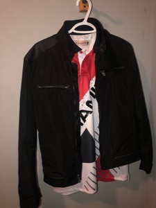 jaqueta motoqueiro nylon