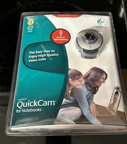 Brand New Logitech QuickCam for Notebooks Silver Built In Microphone - Picture 1 of 2