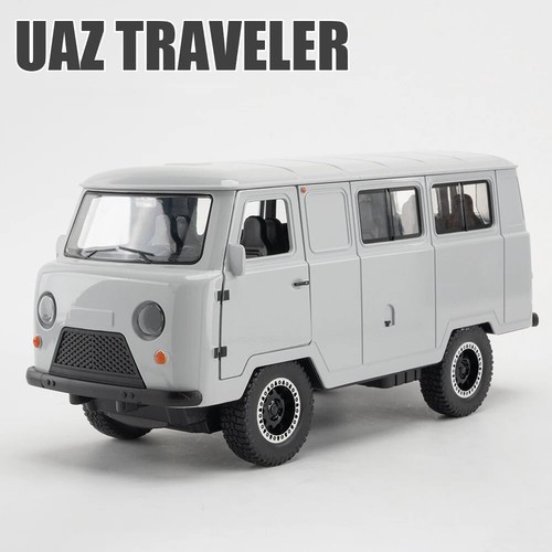 FURGONETA 1/18 Rusa UAZ TRAVELER 452 Modelo Diecast Juguete Luz de Sonido Niño Regalo de Navidad - Imagen 1 de 16