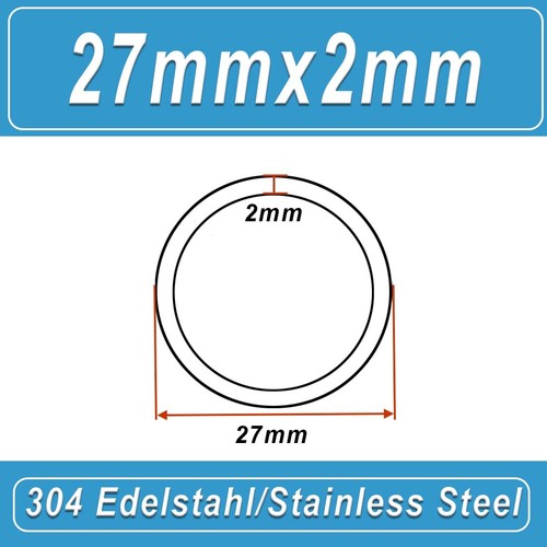 304 Stainless Steel Round Tube Length 100mm Metal Straight Pipe OD 8mm to 325mm - Picture 54 of 178
