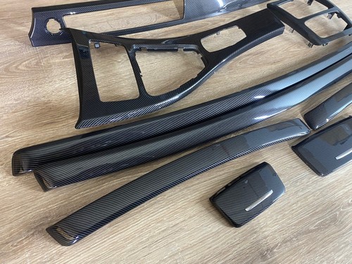 BMW E92 LHD Carbon Fiber Interior Trim Set M Performance CIC - Picture 4 of 11