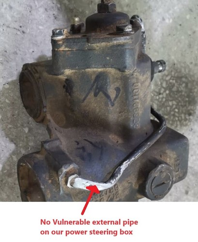 RHD 4 Bolt Power Steering Box Fits Land Rover Defender Discovery 1 UPGRADE NEW - Picture 6 of 18
