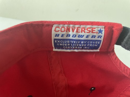 Vintage Dennis Rodman Converse Cotton Hat Cap Tribal Sun Red NBA Chicago Bulls - Picture 7 of 8