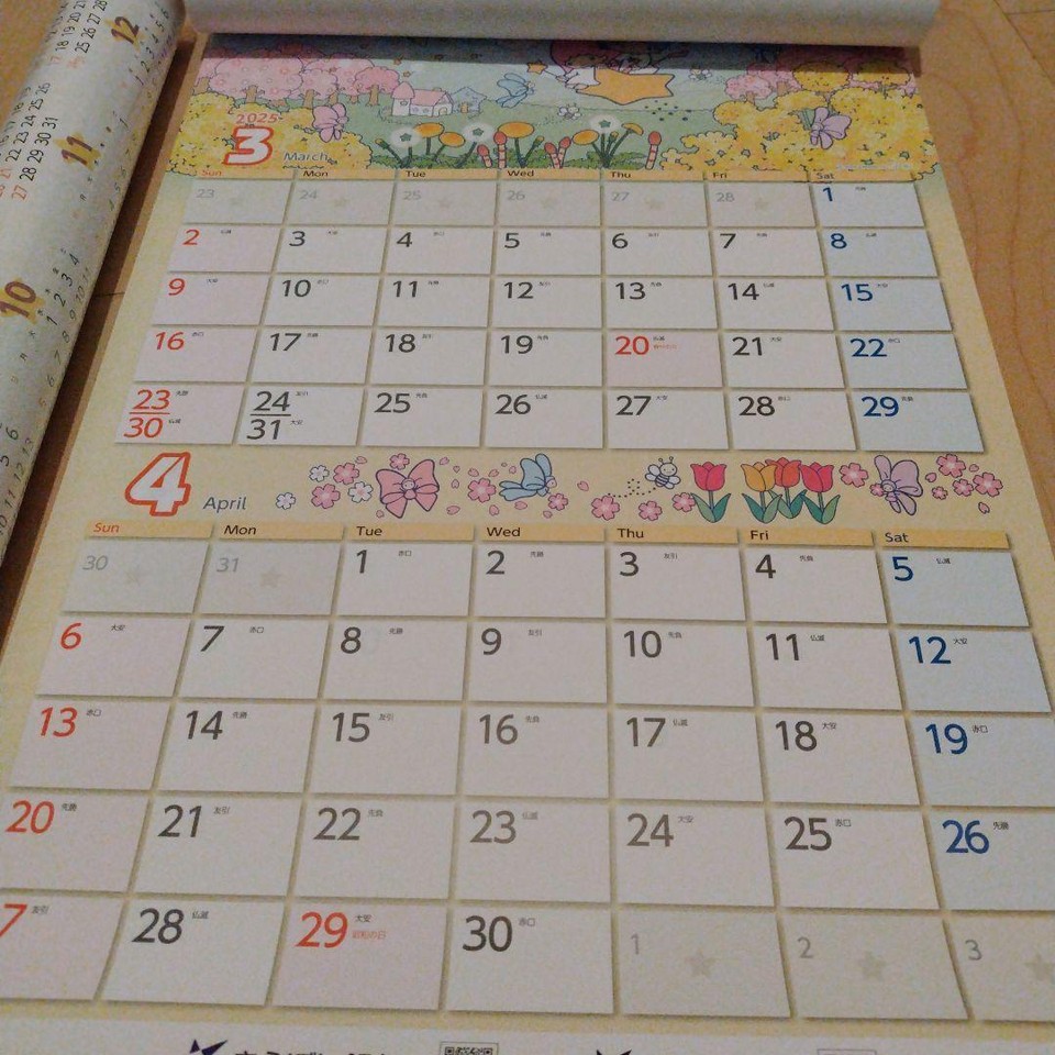 Little Twin Stars Kikirara Sanrio Kiraboshi Bank Calendar 2025 Part 2