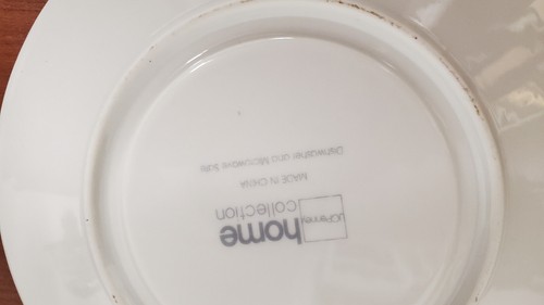 Set of 10 J C Penny Home Collection Elegant Pearl Salad / Dessert Plates 6.5" - Picture 11 of 12