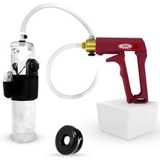 LeLuv Penis Pump MAXI Select Vibrating Cylinder Plus Vacuum Sealing Sleeve
