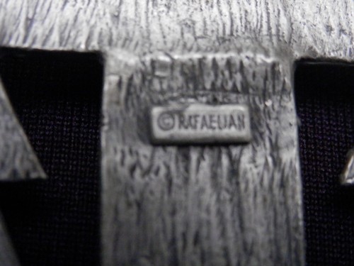 Collar de colección estilo nativo americano rafaeliano peltre sintético turquesa - Imagen 3 de 5