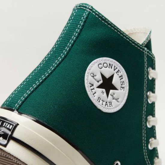 Converse Chuck 70 HI Canvas Sneakers 'Midnight Clover' - 168508C