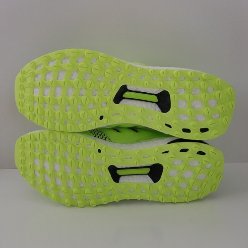 NEW Men's 8.5 Wmns 9.5 Adidas Ultraboost Spikeless Golf Shoes Neon Yellow IE2136 - Imagen 9 de 10
