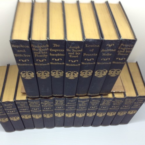 VTG Historical Romances byf Louisa Muhlbach 20 vols 1901 PRINT NICE SHAPE - Picture 9 of 17