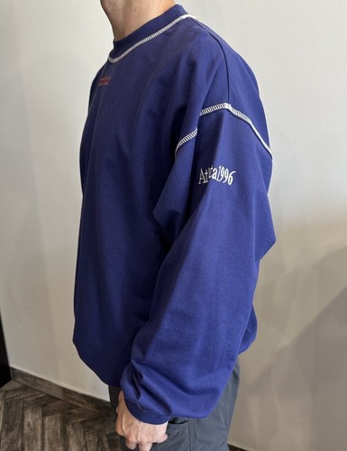 Vintage 1990s 90s Adidas Atlanta 1996 Olympic Games Mens Sweatshirt Rare Size L - Picture 3 of 15