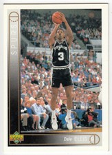 Upper Deck Basketball Trading Card (1993) - Spurs - Card #10:  Dale Ellis