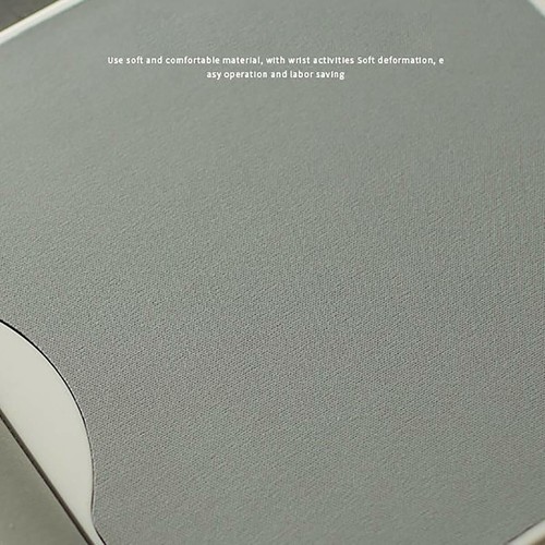 Grey Ergonomic Padded Mouse Pad Wrist Rest Memory Foam Soft Comfortable Support - Picture 3 of 10