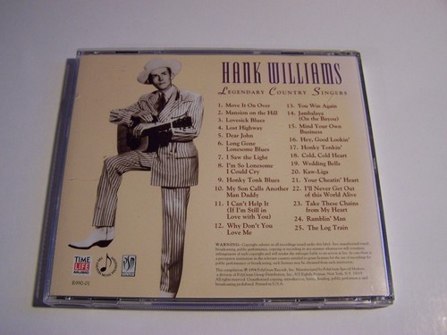 The Country Music Hall Of Fame Presents Hank Williams CD - Picture 2 of 2