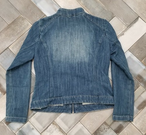 Guess Denim Jacket Womens           Size L/G Form Fit Vintage 90’s   - Picture 8 of 12