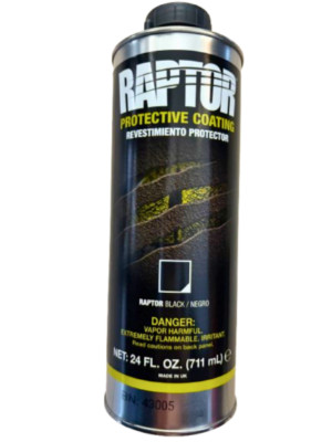 Raptor Protective Coating Black Base 24oz Bottle UP0822 