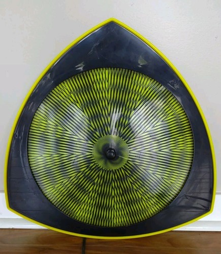 Vintage 1996 Rabbit Tanaka Lumaseries CyberSpace Neon Green Kinetic Wall Art